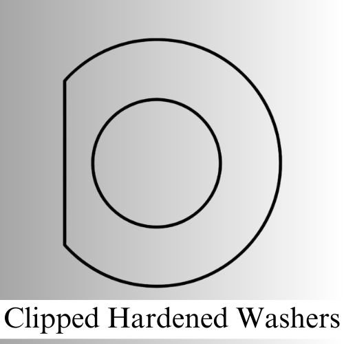 Clipped Hardened Washers