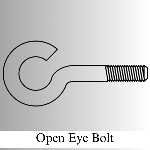 Open Eye Bolt