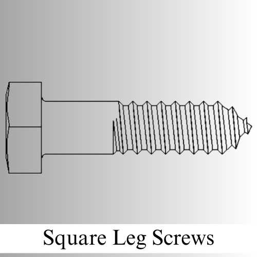 Square Leg Screws